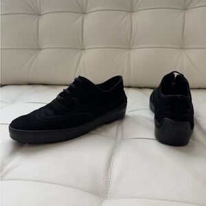 Men’s Tod’s black suede lace up shoes boots 8.5